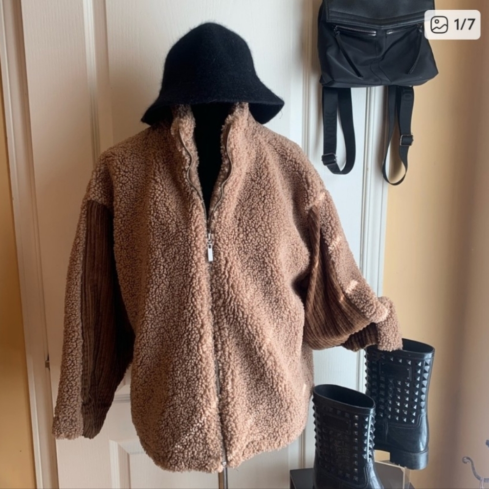 BLANKNYC NWT Sherpa /corduroy Jacket coat